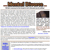 Tablet Screenshot of mentaldivorce.com